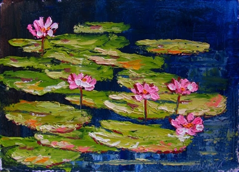 Pink Lily Lagoon (Cuddle the Schizo)